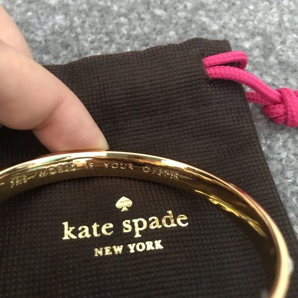 💗Kate Spade light pink and gold bangle💗 - Picture 2 of 3